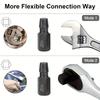 10pcs Heavy-Duty Thread Extractor Set Threaded Fastener Repair Kits For Removes Damaged Stripped Broken Bolts Home Accessories