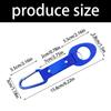 Set of 4 Water Bottles Carry Fasteners with Carabiners and Riveted Connectors Rope for Belt Placement, Commuting, Cycling, Day Travel, and Camping