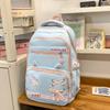 School Bag 2025 New Cute Ins Korean Version Large Capacity Junior High School Student School Bag Versatile Sweet Backpack Lightweight Backpack
