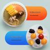 Chahua 360ml Disposable Transparent Plastic Takeaway Bowls (100-Pack)