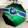 Hockey Team Vancouver-Canucks Umbrella Folding Umbrella, Automatic Umbrella 8-Frame for Travel, Camping Use Gift for Halloween Christmas