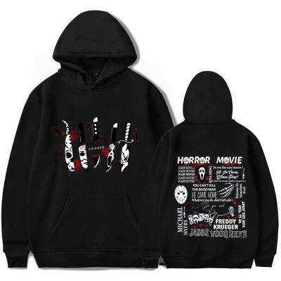 Friends Knife Horror Movie Halloween Hoodies Causal Unisex Hoodies