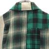 KATO made in Japan Long sleeve patchwork Check shirt S Green system Men's Used