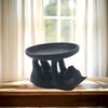 Multifunctional Cat Tray Ornament, Black Cat Lifting-Style Storage Decoration, Round Disk Storage Design, Suitable for Dorm Decor, Creative Display
