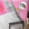 Oil Painting Abstract Texture Pink Bedroom Transparent Sheer Curtains Holiday Decoration Window Voile Tulle Curtain
