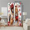 2 Pcs, Versatile Polyester Transparent Curtains for Home Decoration Valentine'S Day Love1 for Use In Bedrooms and Living Rooms