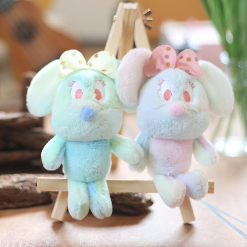 Adorable Cute Mouse Plush Toy Doll With Keychain Soft Short Plush Stuffed Animal