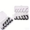 Lure Bait Set51Packaged Soft Bait Fishing Hook Box Wide Belly Curved Hook Fishing Gear Accessories Fishing Supplies