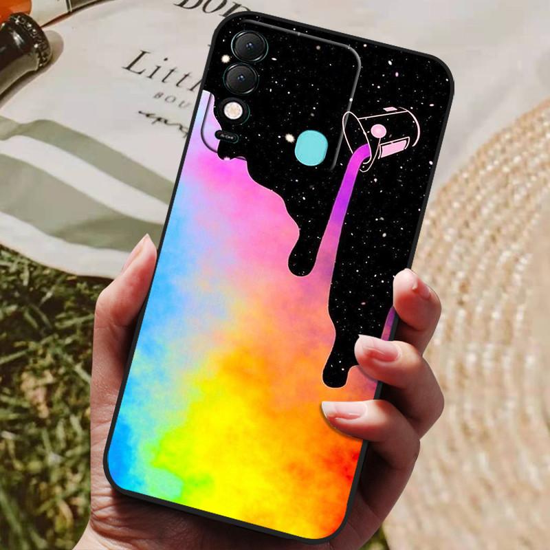 Für Tecno Spark 8 Hülle 8C Silikon Rückabdeckung Handyhülle für Tecno Spark 8 8P 8C Spark8 P Hüllen Spark8P Weicher Stoßfänger coque Fundas