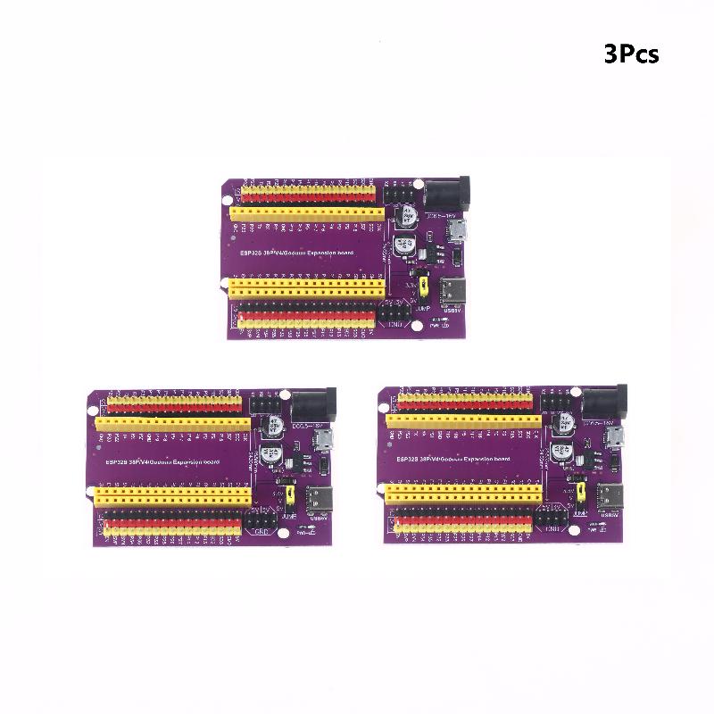 Esp32/Esp32-S Development Extension Board 38-Pin With Triple Power Input (Type-C/Micro Usb/Dc) For Stable Diy Applications
