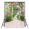 Flowers Scenery Villa Backgrounds for Photographs Wedding Theme Backdrop Maternity Shooting Props Photobooth