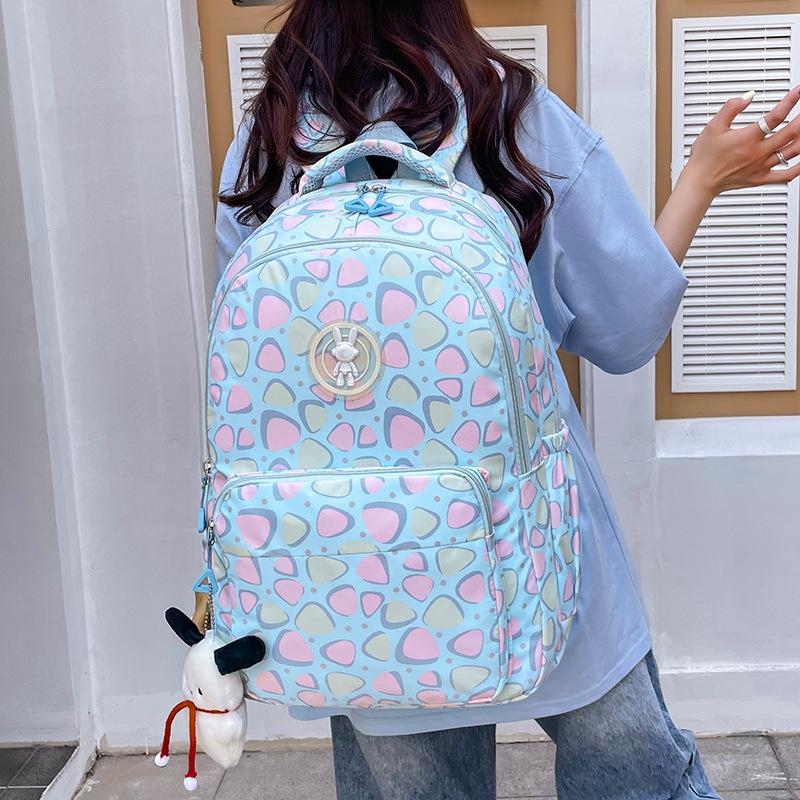 Student School Bag Print Large Capacity Backpack for Women