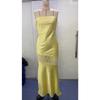 Women's Sexy Bustier Strapless Temperament Splicing Slim Package Hip Dresses