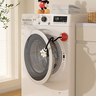Magnetische deursteun/stabilisator voor wasmachines met voorlader - Eenvoudig te installeren, flexibel ontwerp - Past op de meeste wasmachine- en camperdeuren