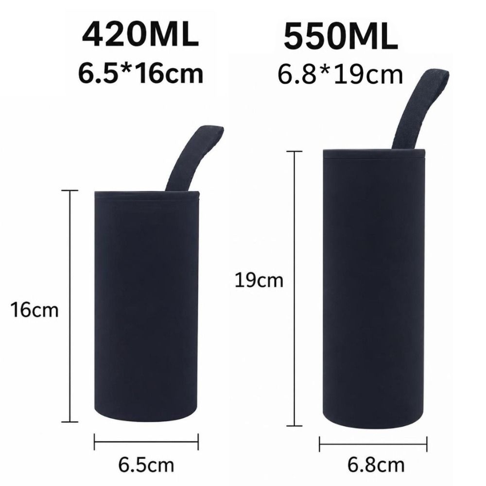 550/420M Water Bottle Sleeve With Handle Cup Sleeve Washable Insulated Bottle Cover