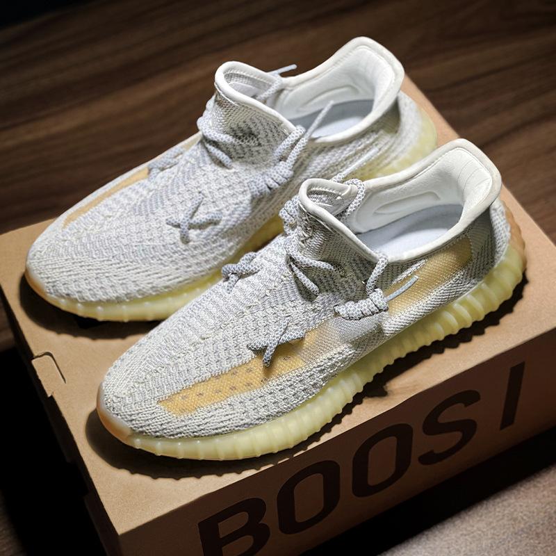 Putian coconut shoes are really explosive large size shoes 350 black gypsy stars breathable casual men's and women's sports shoes running sports shoes