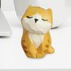 Mini Wooden Carving Animal Statue Small Animal Figurine Home Decor Birthday Gift 1.77" Tabletop Decoration for Shelf Cabinet