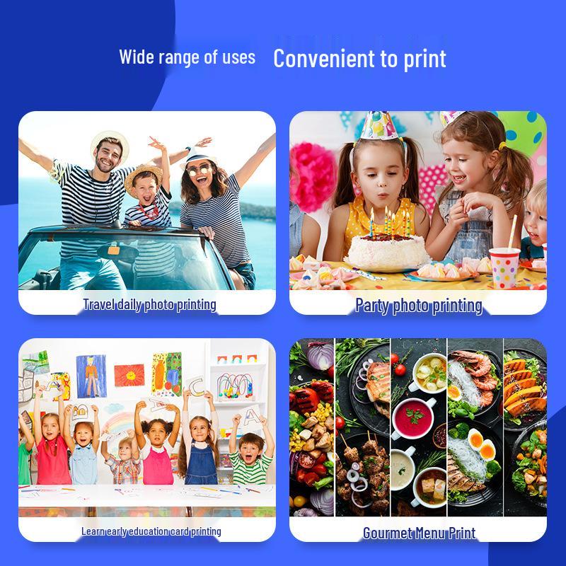 Vysoce lesklý fotografický papír A4, Různé velikosti (5", 6", 7"), Lesklá bílá pro domácí použití