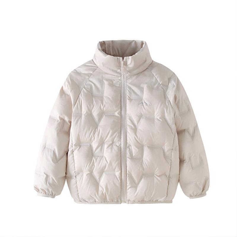Children's White Duck Down Down Jacket, Parent-child Style, Large Children's Warm Inner Liner, School Uniform Artifact