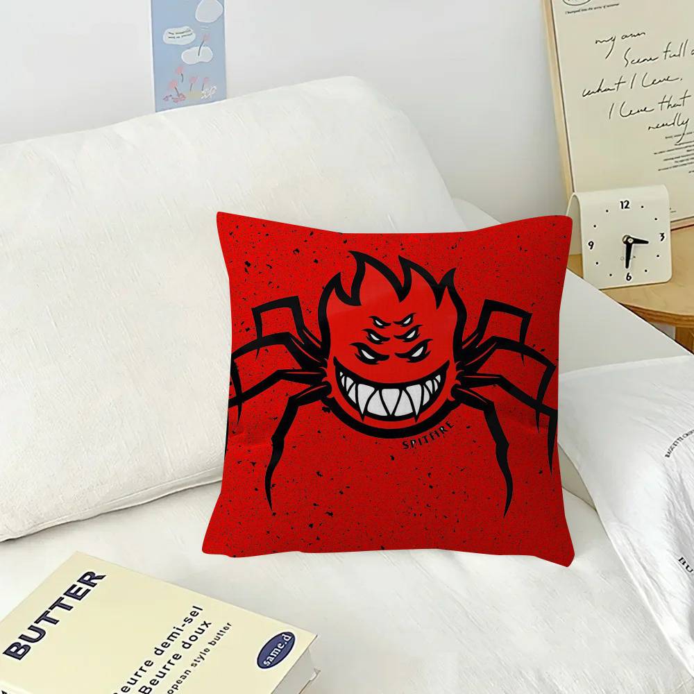 Pillow Anime Pillow Sofa Bed Head Pillow Cover Cushion Cover 45x45 cm Fashion LOGO skateboard S-Spitfire