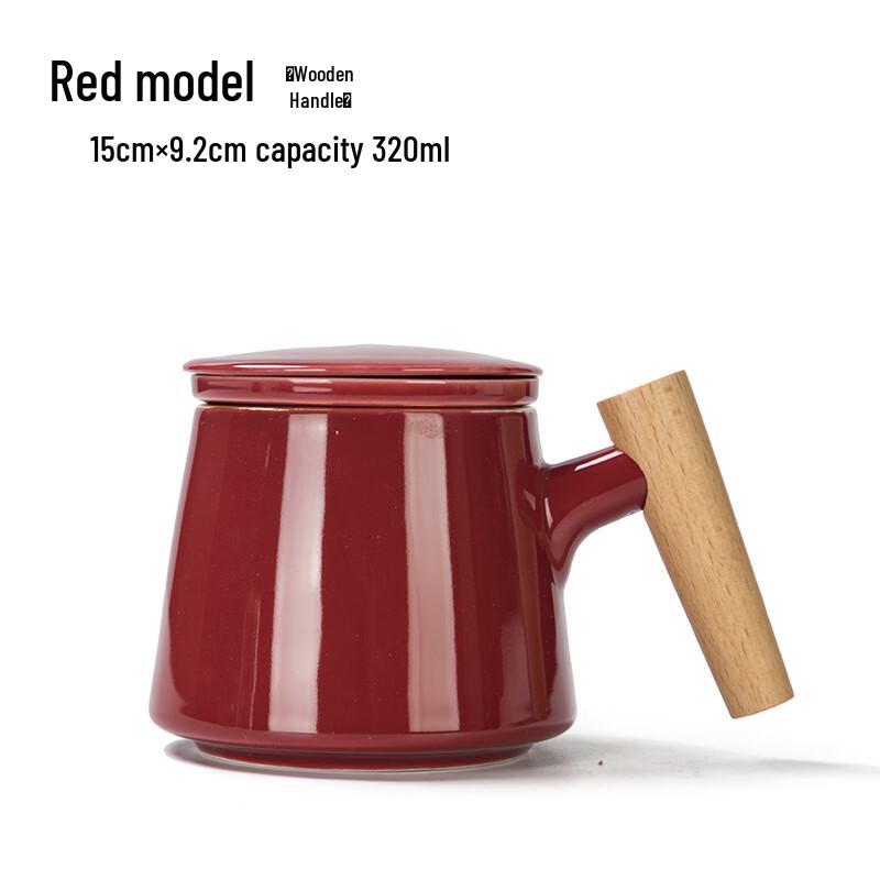 Элегантная керамическая чайная чашка TLAKEHO с фильтром