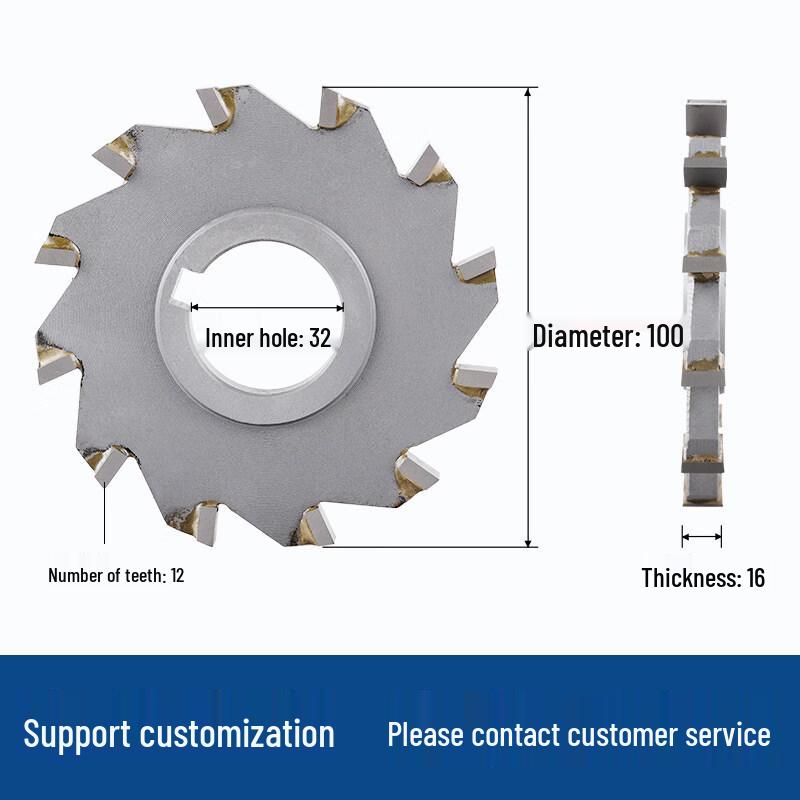 

Jundingying Carbide Three-Sided Disc Milling Cutter