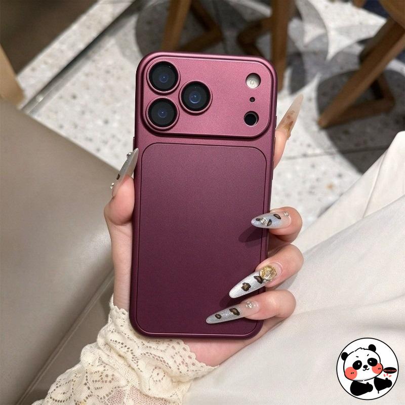 Burgundy Large View Window Case For ZTE Blade A76 A56 Pro A55 A54 A36 A35 A34 5G 4G Full Camera Protection Matte Soft Cover