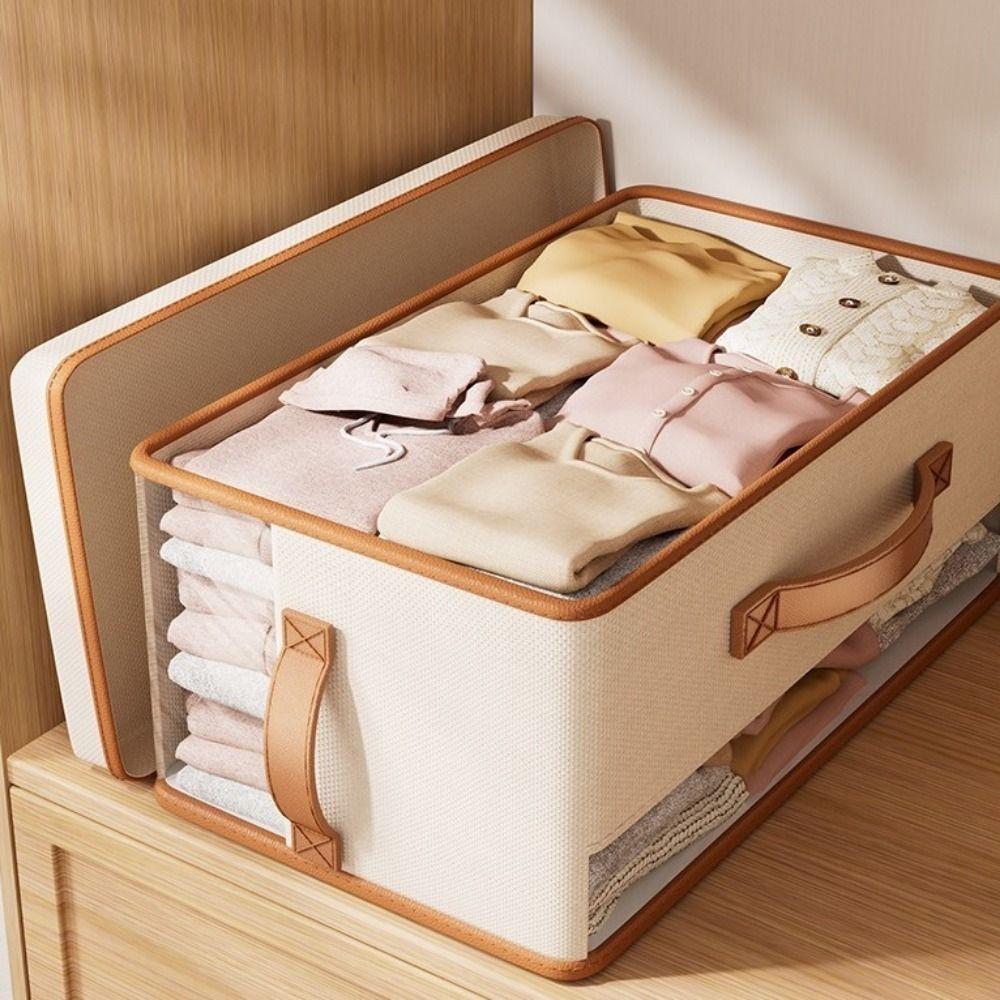 Large Capacity 5 Grids Handbag Storage Box Non-Woven Fabric Purse Storage Organizer  for Bedroom
