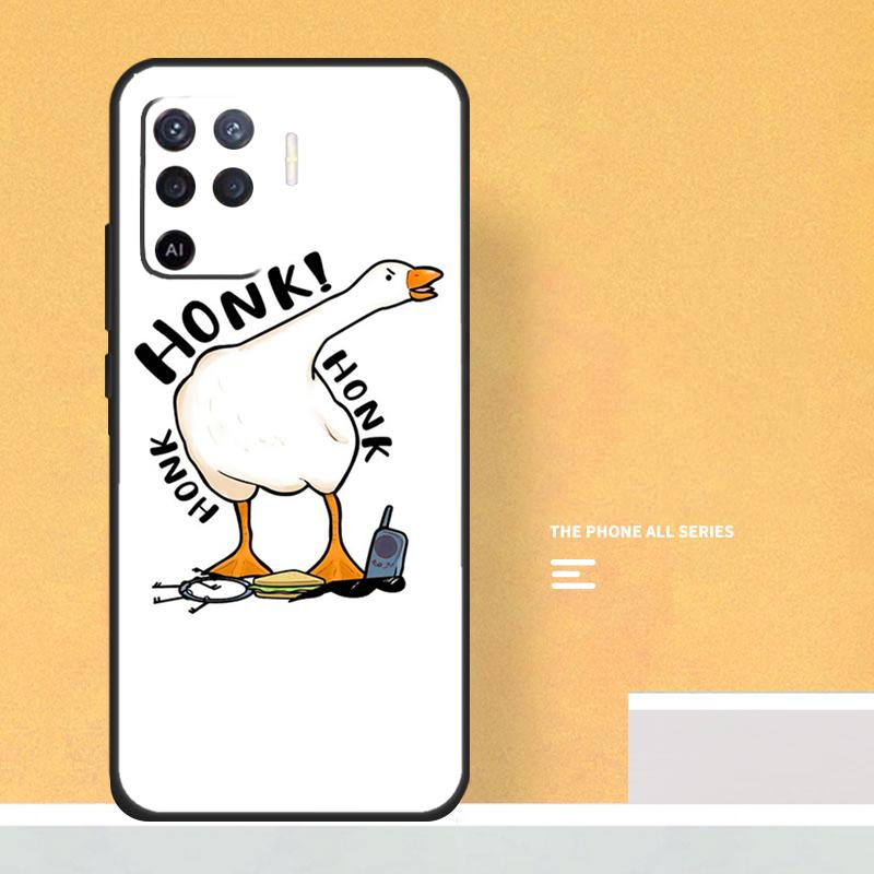 Funny Cartoon Duck Case For Oppo A80 A60 A40 A6 A5 Pro A15 A16 A17 A57 A94 A74 A54 A76 A96 A18 A38 A58 A78 A98