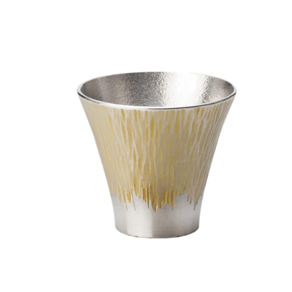 

Традиционная Осакская Жестяная Посуда Чашка для Саке Фудзи Гора. (желтый) жёлтый