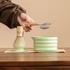 4PCS Food Grade Japanese Matcha Tea Set Doughnut Donut Matcha Stirring Brush  Stirring
