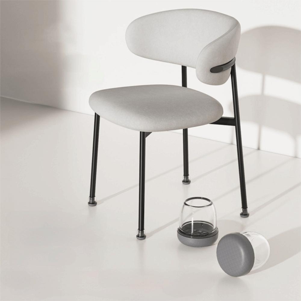 8 Pcs Wear-resistant Furniture Feet Pad Resilient Chair Leg Cover Chair Leg Silent Mat  Carpet