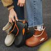 Fashion New Fashion Men Outdoor Fishing Shoe Chef Work Ankle Boots Non-slip Water Men's Casual  Waterproof Raining Boot Couple's Shoes
