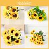 Sunflower Artificial Flower Bouquet Ornament For Wedding Decor And Display Home