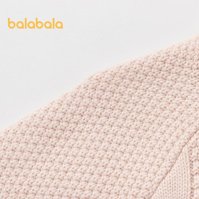 Balabala Girls' Winter Cable Knit Pullover Sweater