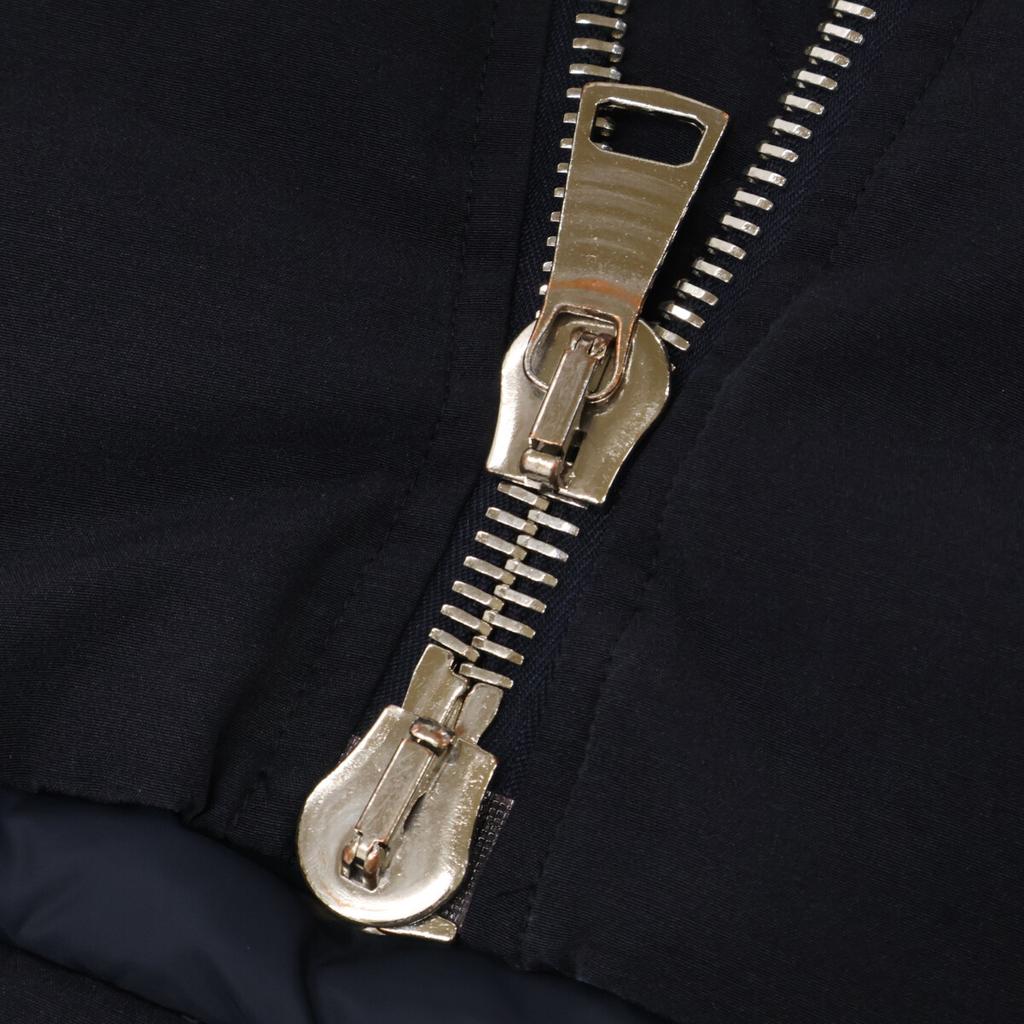 Moncler DIMITRA Fur-trimmed Down Jacket Coat 00 NavyUsed