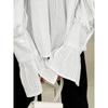 Fashion 2025 Early Autumn New Arrival French Style Design Drop Shoulder Shirt Women Loose Lazy Style Top