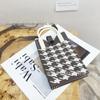 Cute Cartoon Dopamine Knit Crossbody Phone and Coin Bag