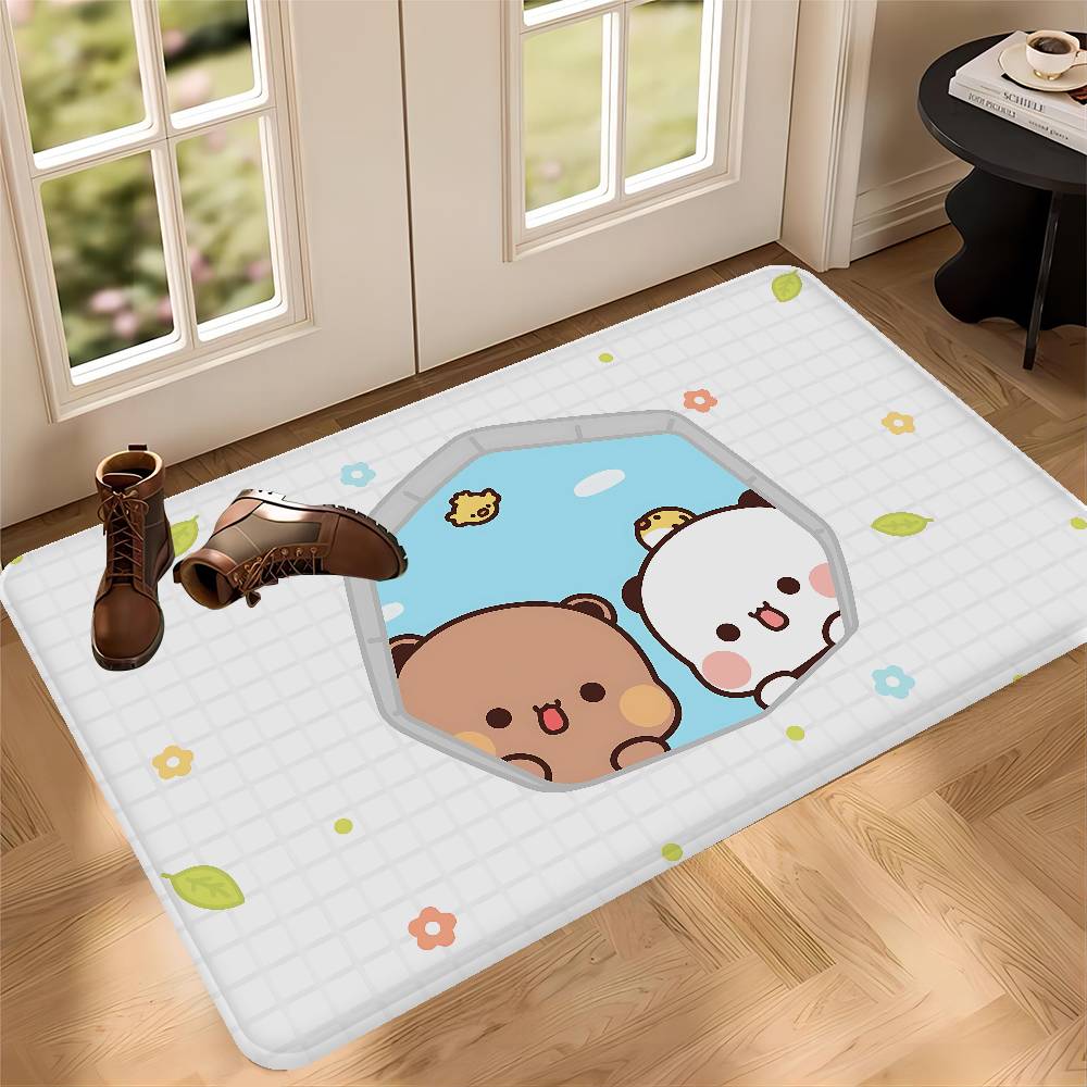 Bubu And Dudu Cute Cartoon Floor Mat Kids Room Bedroom Decoration Balcony Anti-Slip Doormat Living Room Welcome Rug