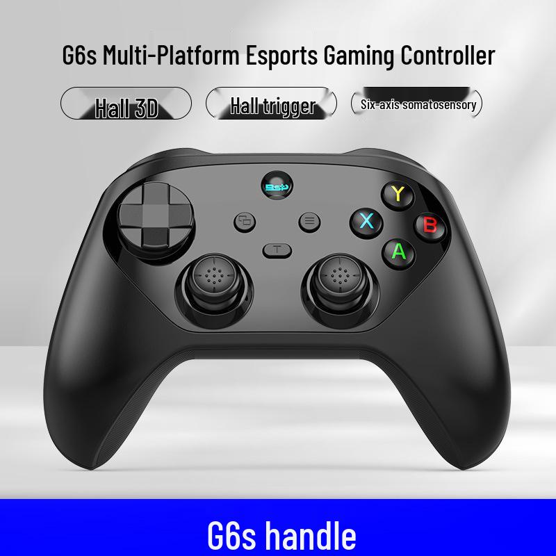 G6S Trådløs Bluetooth Gaming Controller til PC, Switch, Android og iOS med Dobbelt Hall Vibration og Rapid Fire Funktion