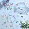 1set 110pcs 22 colors Transparent Glass Beads Fish Mixed color 15x8x5mm Hole: 1mm 5pcs/color