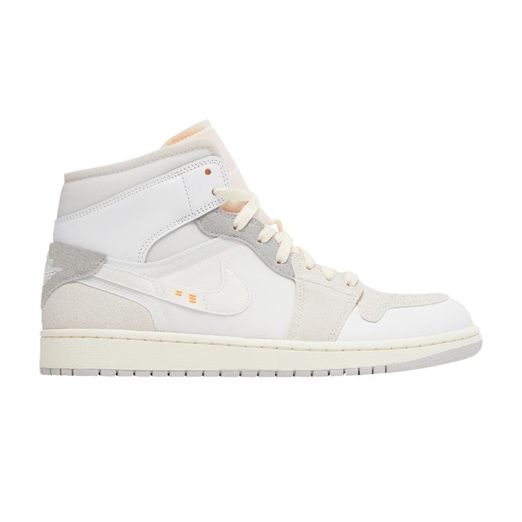 Jordan 1 Mid SE Craft Inside Out White Grey 46