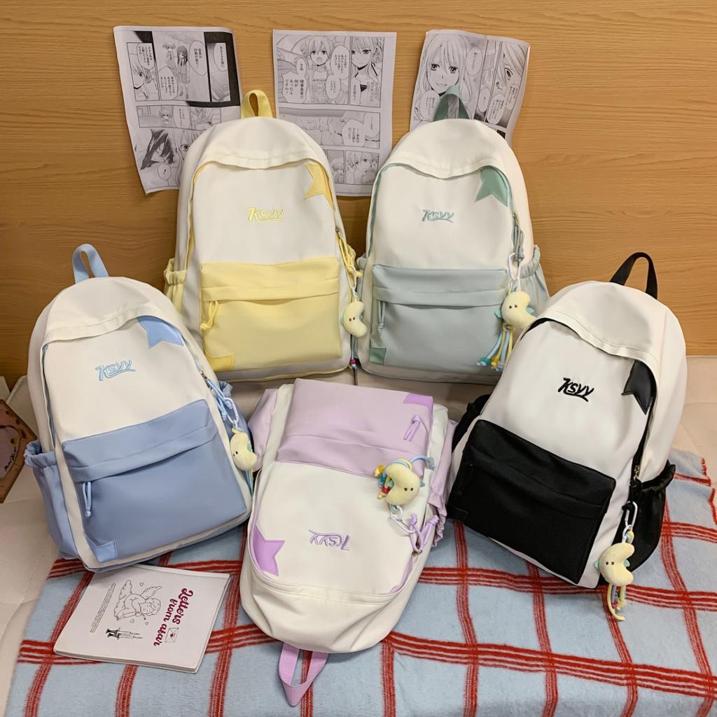 Schoolbag New Japanese Campus Small Fresh Fashion Versatile School Bag Large Capacity Junior High School Student Backpack