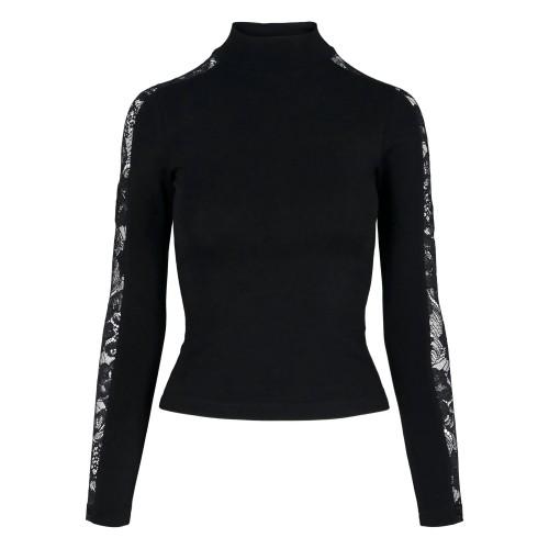 Urban Classics Womens/Ladies Lace Detail Long-Sleeved Top