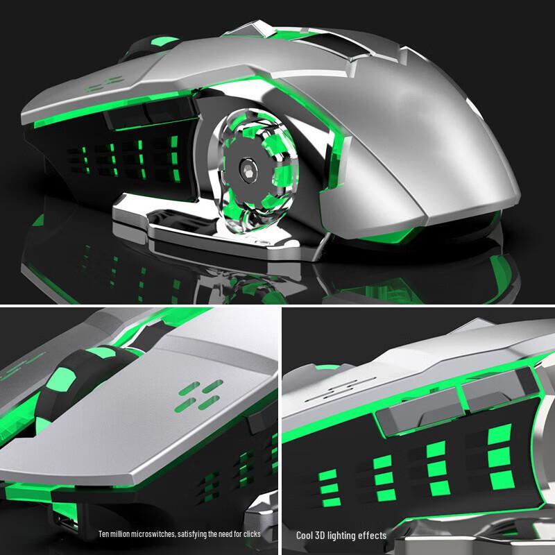 T23 Dual Mode Wireless Gaming Mouse with RGB Lighting