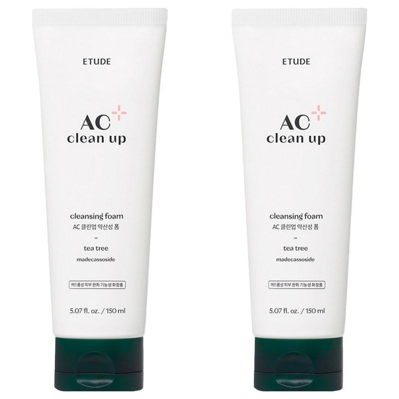 Etude AC Clean Up Mild Acidic Foam, 150ml, 2 pcs