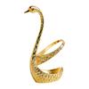 Elegant Metal Swan Spoon Set With Stand Tableware For Fruit Dessert Coffee Home Decoration Practical Cutlery Set For Daily