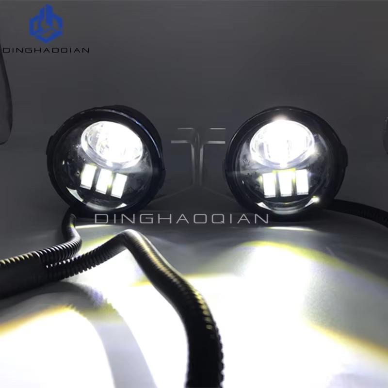 1Pair Car Front Foglight Fog Lamp Daytime Running Lights For Nissan X-Trail Tiida Juke Patrol Cube NV200 LED Fog Lights H11 12V