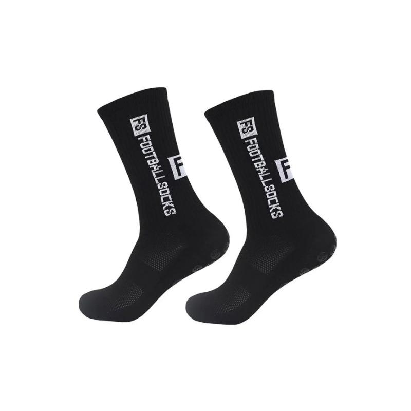 4 Pairs of Updated Mid Tube Glued Football Socks for Athletic Training and Competition Non Slip and Breathable Socks