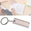 Portable Measuring EDC Tool Brass 5 Centimeters Scale Small Mini Ruler with for Key Ring Gift Fathers Day Birthday